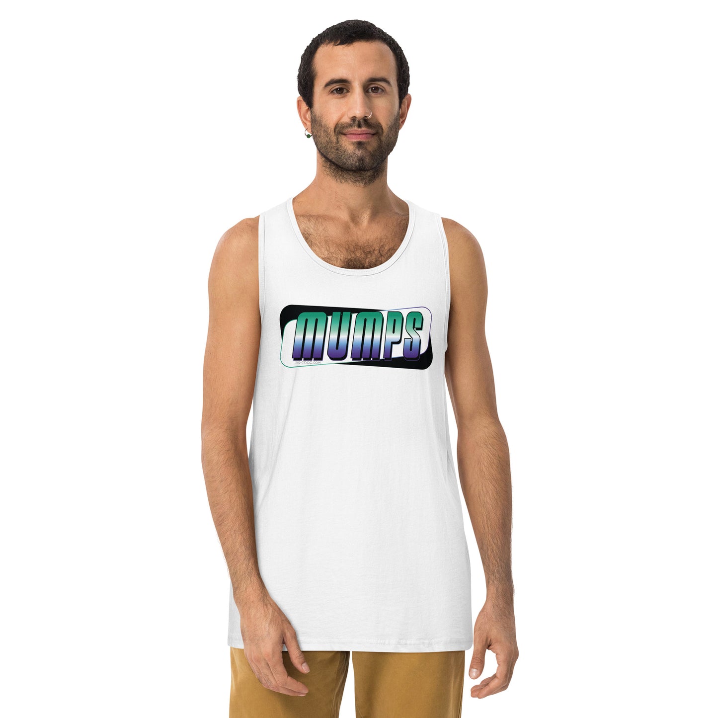 Masculine cut premium tank top